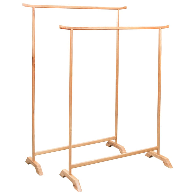 Clothes Racks 2 pcs Solid Oak Wood Payday Deals