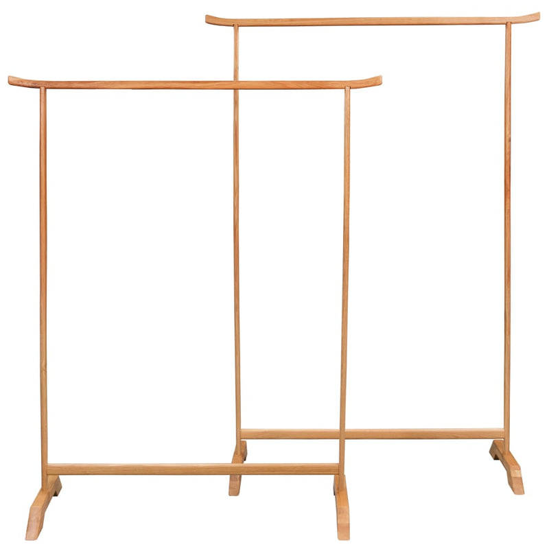 Clothes Racks 2 pcs Solid Oak Wood Payday Deals