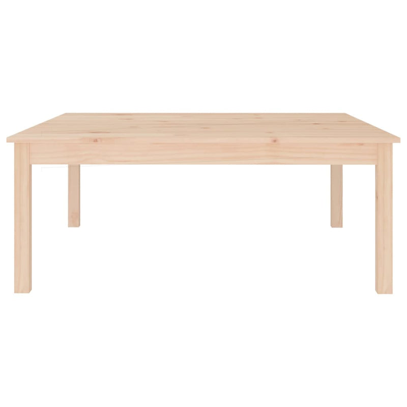 Coffee Table 100x100x40 cm Solid Wood Pine Payday Deals