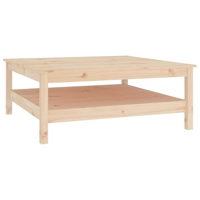 Coffee Table 100x100x40 cm Solid Wood Pine Payday Deals