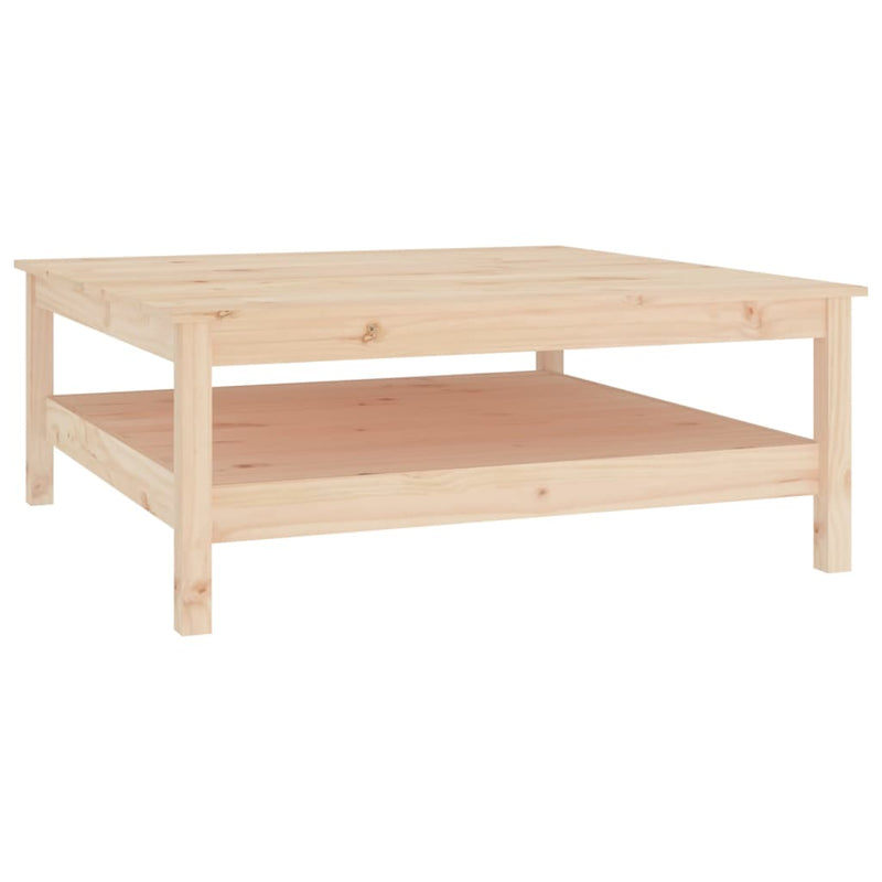 Coffee Table 100x100x40 cm Solid Wood Pine Payday Deals