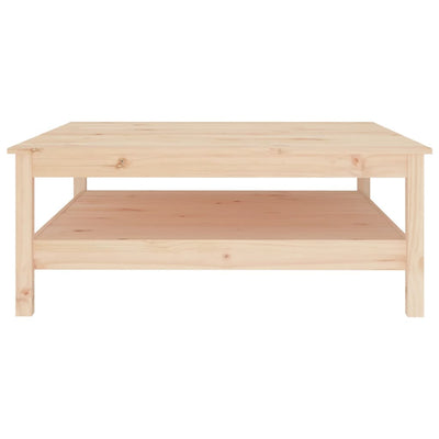 Coffee Table 100x100x40 cm Solid Wood Pine Payday Deals