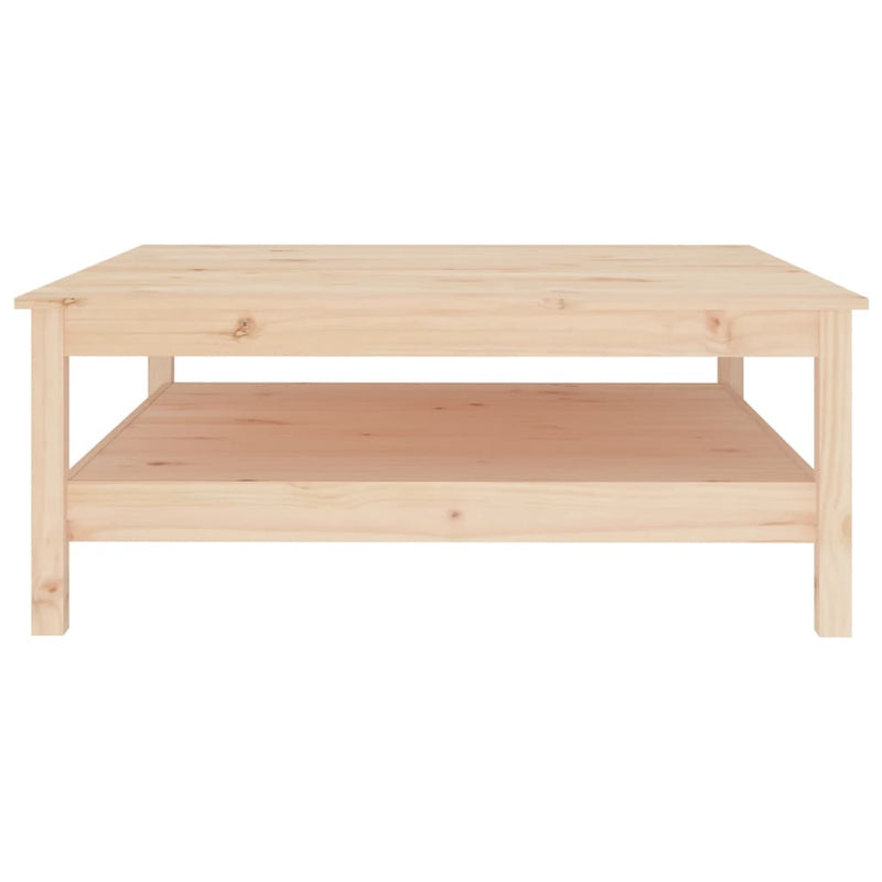 Coffee Table 100x100x40 cm Solid Wood Pine Payday Deals