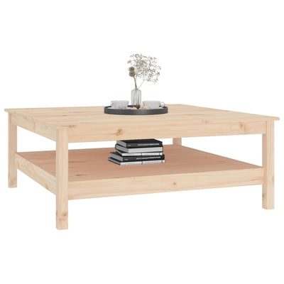 Coffee Table 100x100x40 cm Solid Wood Pine Payday Deals