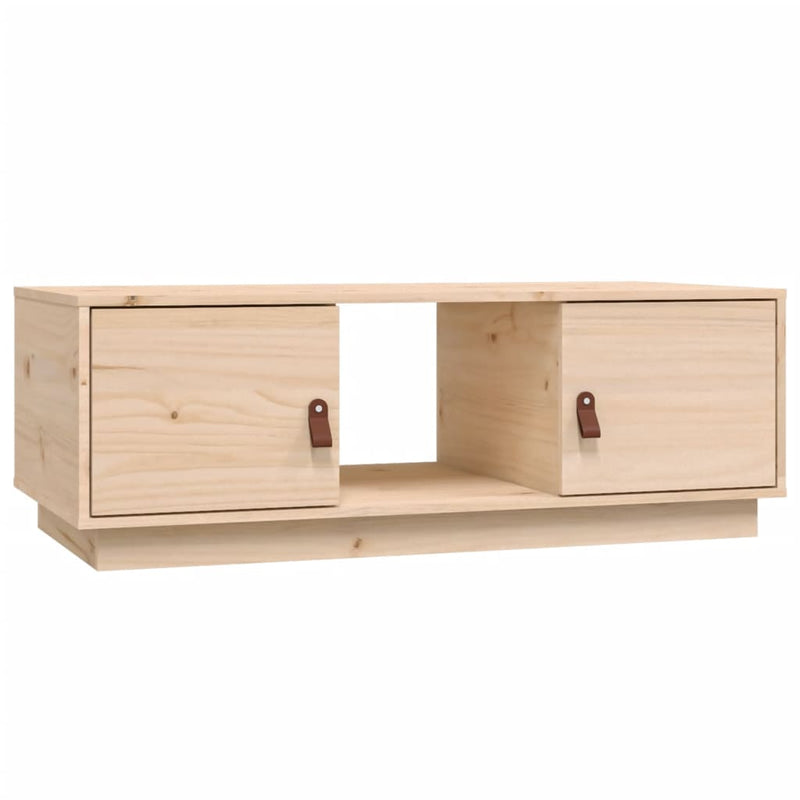 Coffee Table 100x50x35 cm Solid Wood Pine Payday Deals