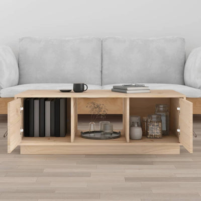 Coffee Table 100x50x35 cm Solid Wood Pine Payday Deals