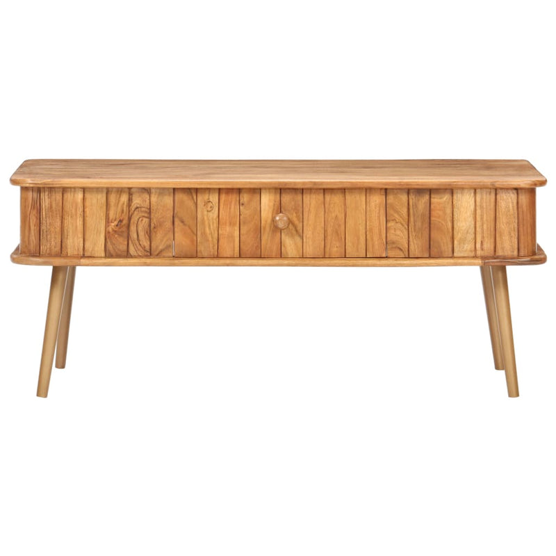 Coffee Table 100x50x40 cm Solid Acacia Wood Payday Deals