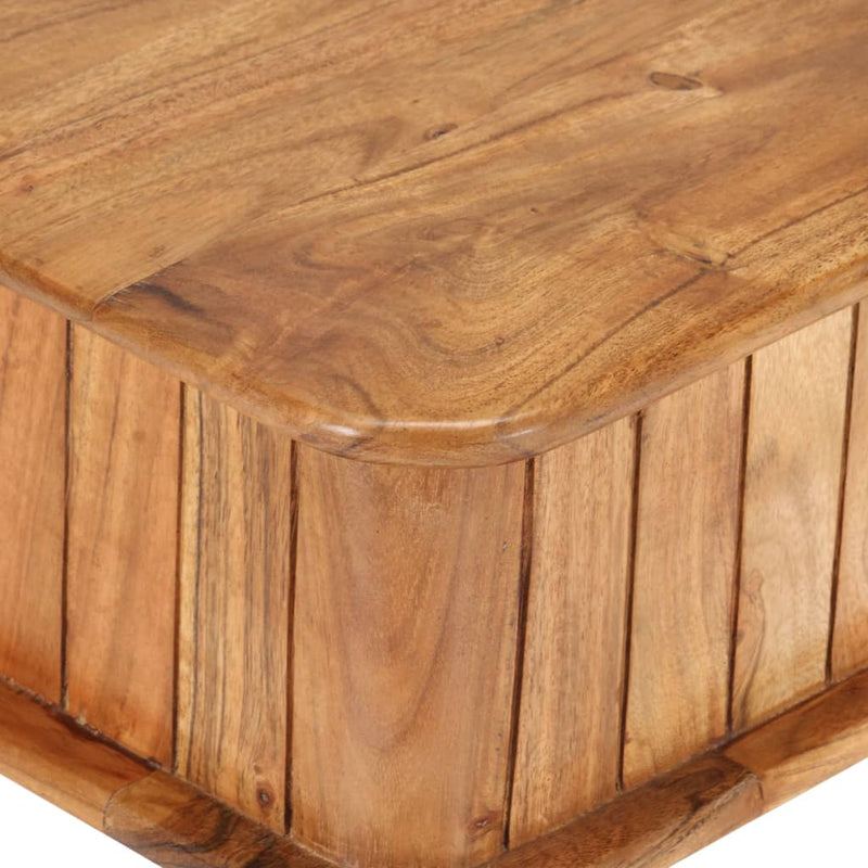 Coffee Table 100x50x40 cm Solid Acacia Wood Payday Deals
