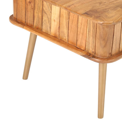 Coffee Table 100x50x40 cm Solid Acacia Wood Payday Deals