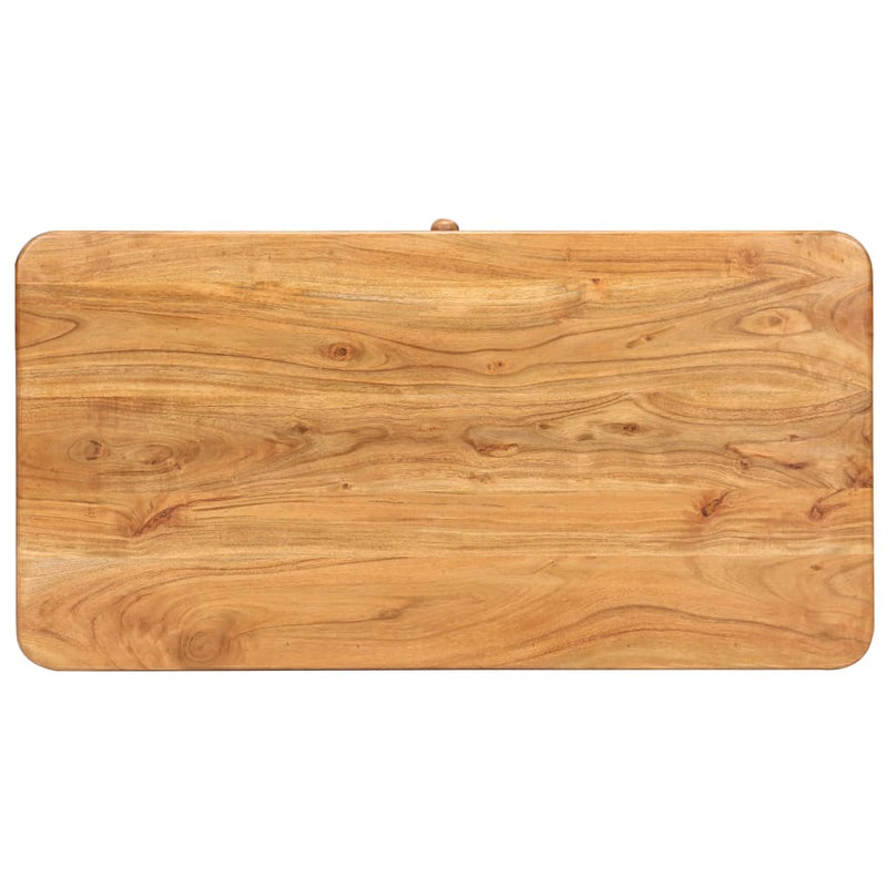 Coffee Table 100x50x40 cm Solid Acacia Wood Payday Deals