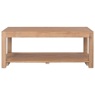 Coffee Table 100x50x40 cm Solid Teak Wood Payday Deals