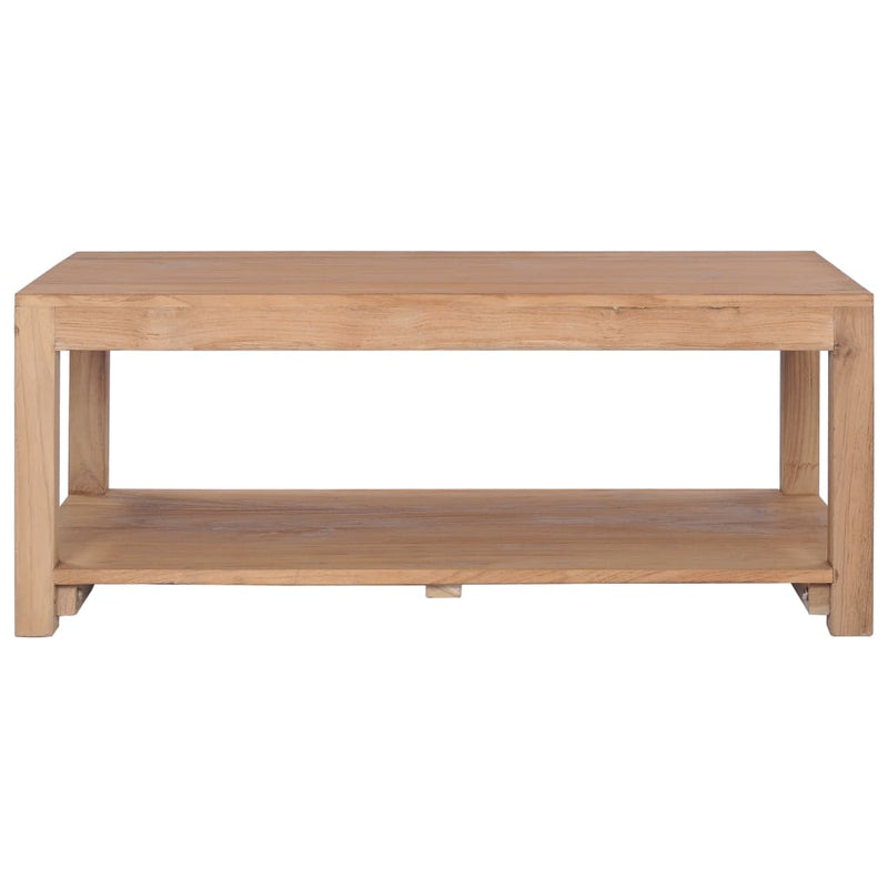 Coffee Table 100x50x40 cm Solid Teak Wood Payday Deals