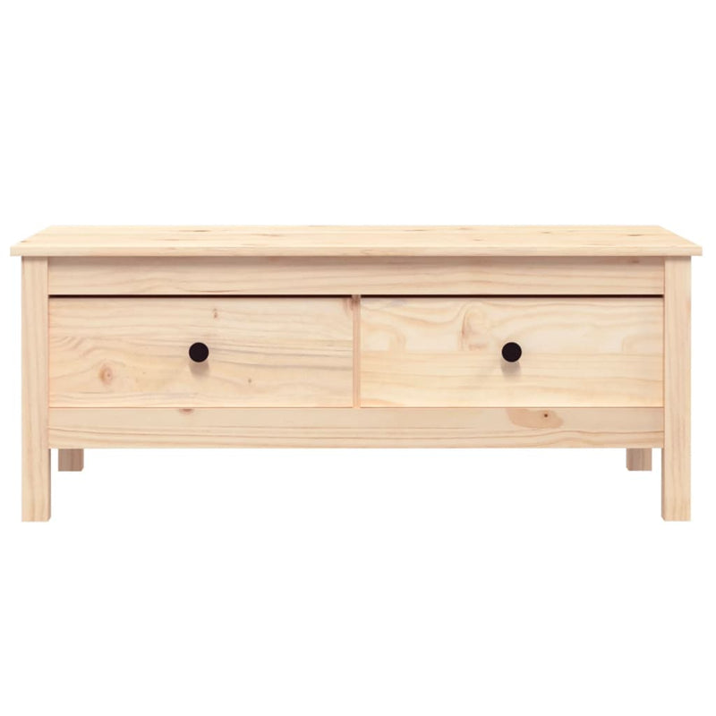 Coffee Table 100x50x40 cm Solid Wood Pine Payday Deals