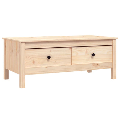 Coffee Table 100x50x40 cm Solid Wood Pine Payday Deals