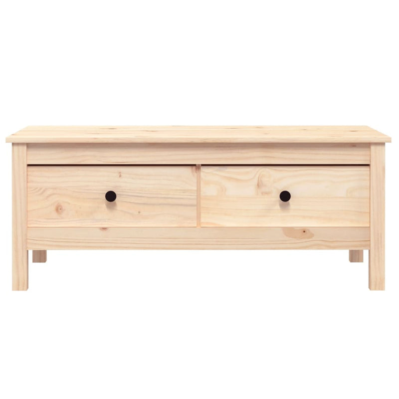 Coffee Table 100x50x40 cm Solid Wood Pine Payday Deals