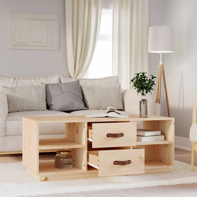 Coffee Table 100x50x41 cm Solid Wood Pine Payday Deals