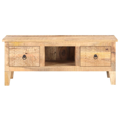 Coffee Table 100x55x40 cm Rough Mango Wood Payday Deals