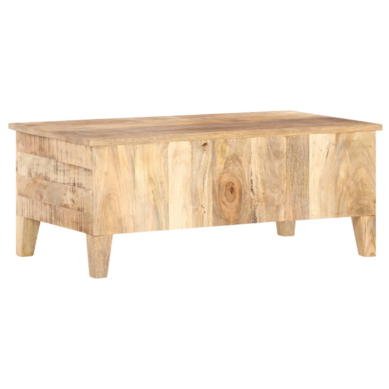 Coffee Table 100x55x40 cm Rough Mango Wood Payday Deals