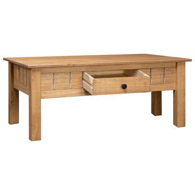 Coffee Table 100x60x45 cm Solid Pine Wood Panama Range Payday Deals