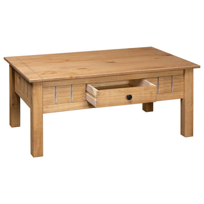 Coffee Table 100x60x45 cm Solid Pine Wood Panama Range Payday Deals