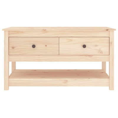 Coffee Table 102x49x55 cm Solid Wood Pine Payday Deals