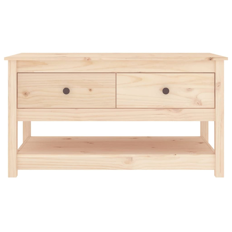 Coffee Table 102x49x55 cm Solid Wood Pine Payday Deals