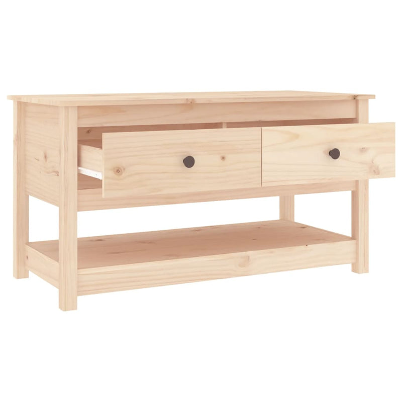 Coffee Table 102x49x55 cm Solid Wood Pine Payday Deals