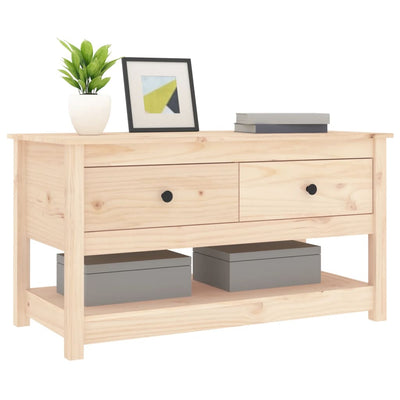 Coffee Table 102x49x55 cm Solid Wood Pine Payday Deals