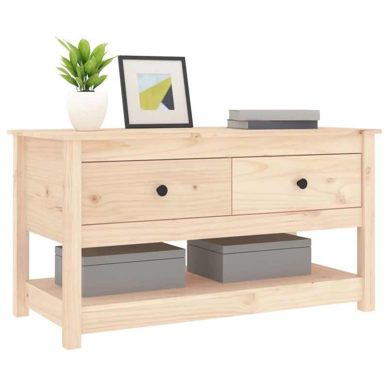 Coffee Table 102x49x55 cm Solid Wood Pine Payday Deals