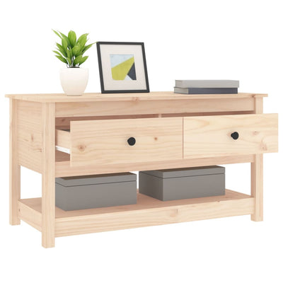 Coffee Table 102x49x55 cm Solid Wood Pine Payday Deals