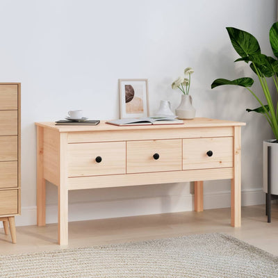 Coffee Table 102x49x55 cm Solid Wood Pine