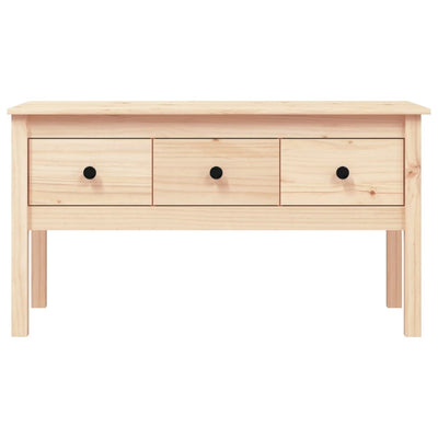 Coffee Table 102x49x55 cm Solid Wood Pine Payday Deals