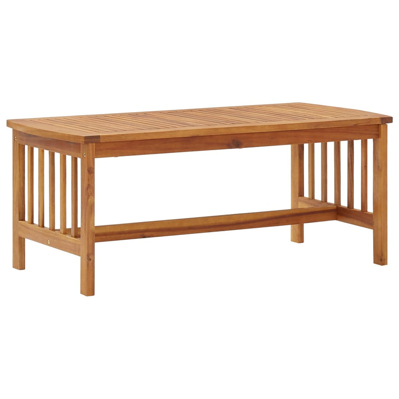 Coffee Table 102x50x43 cm Solid Acacia Wood Payday Deals