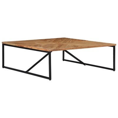 Coffee Table 110x110x36 cm Solid Acacia Wood Payday Deals