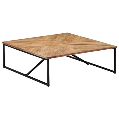 Coffee Table 110x110x36 cm Solid Acacia Wood Payday Deals