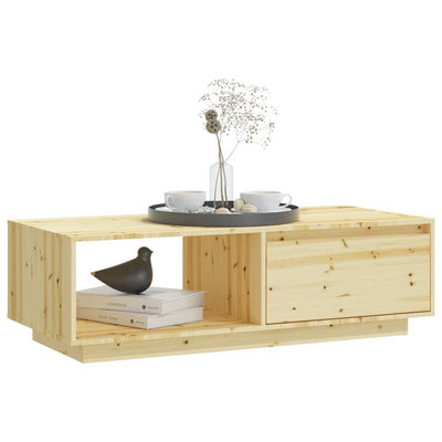 Coffee Table 110x50x33.5 cm Solid Firwood Payday Deals