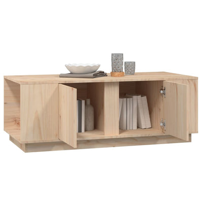 Coffee Table 110x50x40 cm Solid Wood Pine Payday Deals