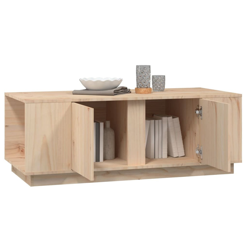 Coffee Table 110x50x40 cm Solid Wood Pine Payday Deals