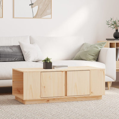Coffee Table 110x50x40 cm Solid Wood Pine Payday Deals