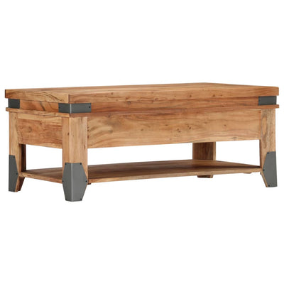 Coffee Table 110x52x45 cm Solid Wood Acacia Payday Deals