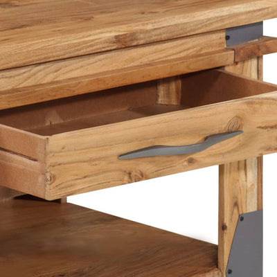 Coffee Table 110x52x45 cm Solid Wood Acacia Payday Deals