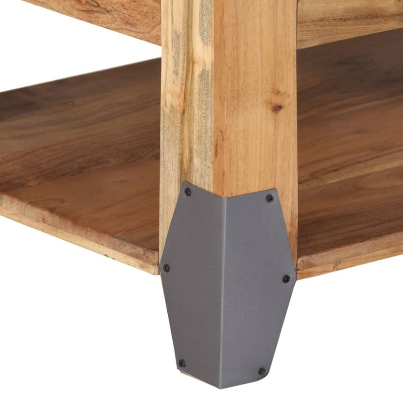 Coffee Table 110x52x45 cm Solid Wood Acacia Payday Deals
