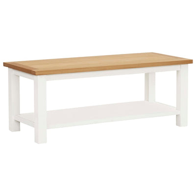 Coffee Table 110x55x40 cm Solid Oak Wood