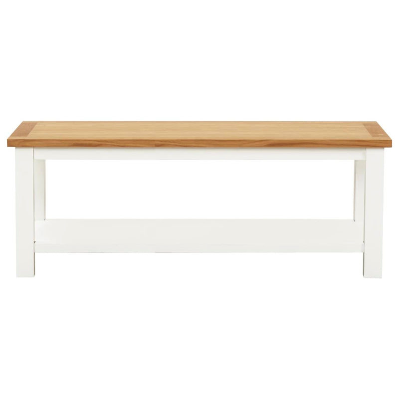 Coffee Table 110x55x40 cm Solid Oak Wood Payday Deals