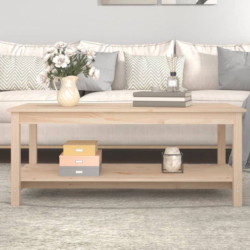 Coffee Table 110x55x45 cm Solid Wood Pine Payday Deals