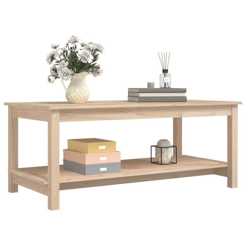 Coffee Table 110x55x45 cm Solid Wood Pine Payday Deals