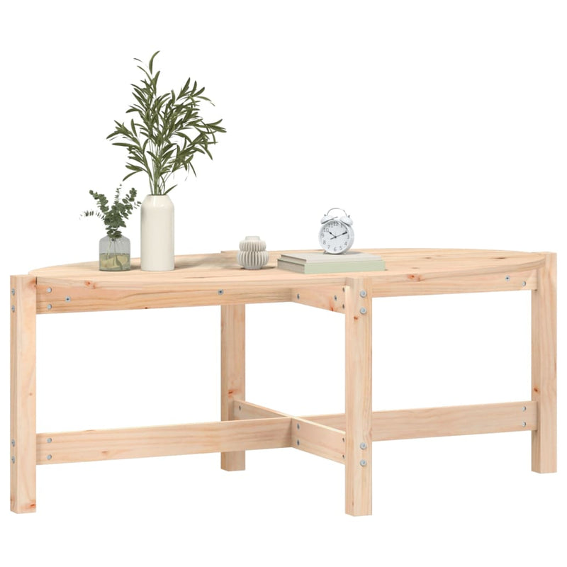 Coffee Table 118x63x45 cm Solid Wood Pine Payday Deals