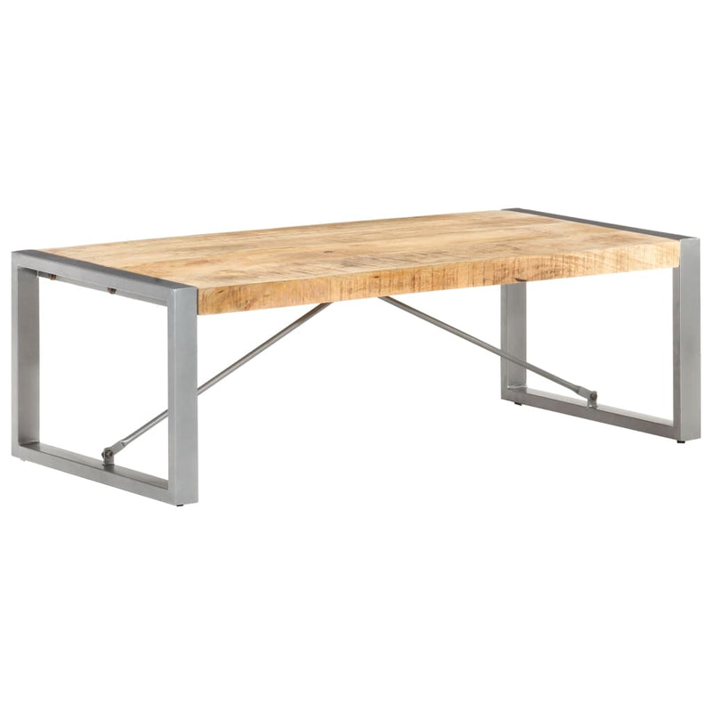 Coffee Table 120x60x40 cm Rough Mango Wood Payday Deals