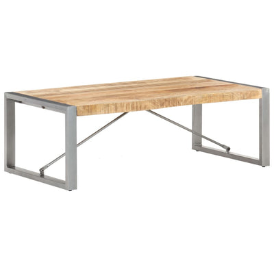 Coffee Table 120x60x40 cm Rough Mango Wood Payday Deals