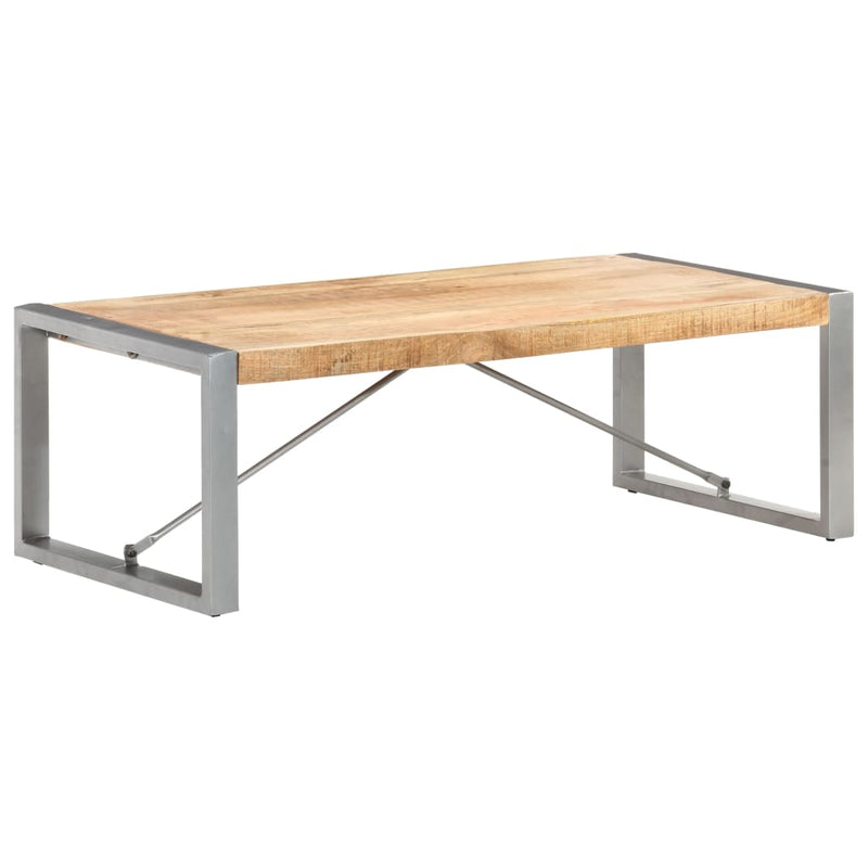 Coffee Table 120x60x40 cm Rough Mango Wood Payday Deals